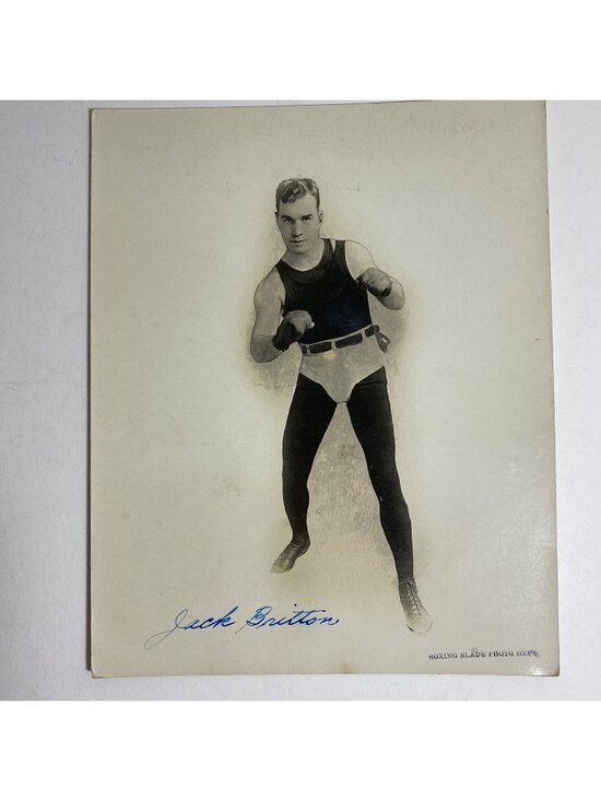 Jack Britton Other - JACK BRITTON Boxer Boxing Photograph 8x10" World Welterweight Champion 1900s